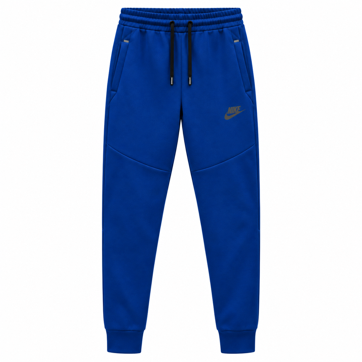 Tech Fleece Avrupa Kalıp Kapüşonlu Mavi-Beyaz Double Face Eşofman Takımı