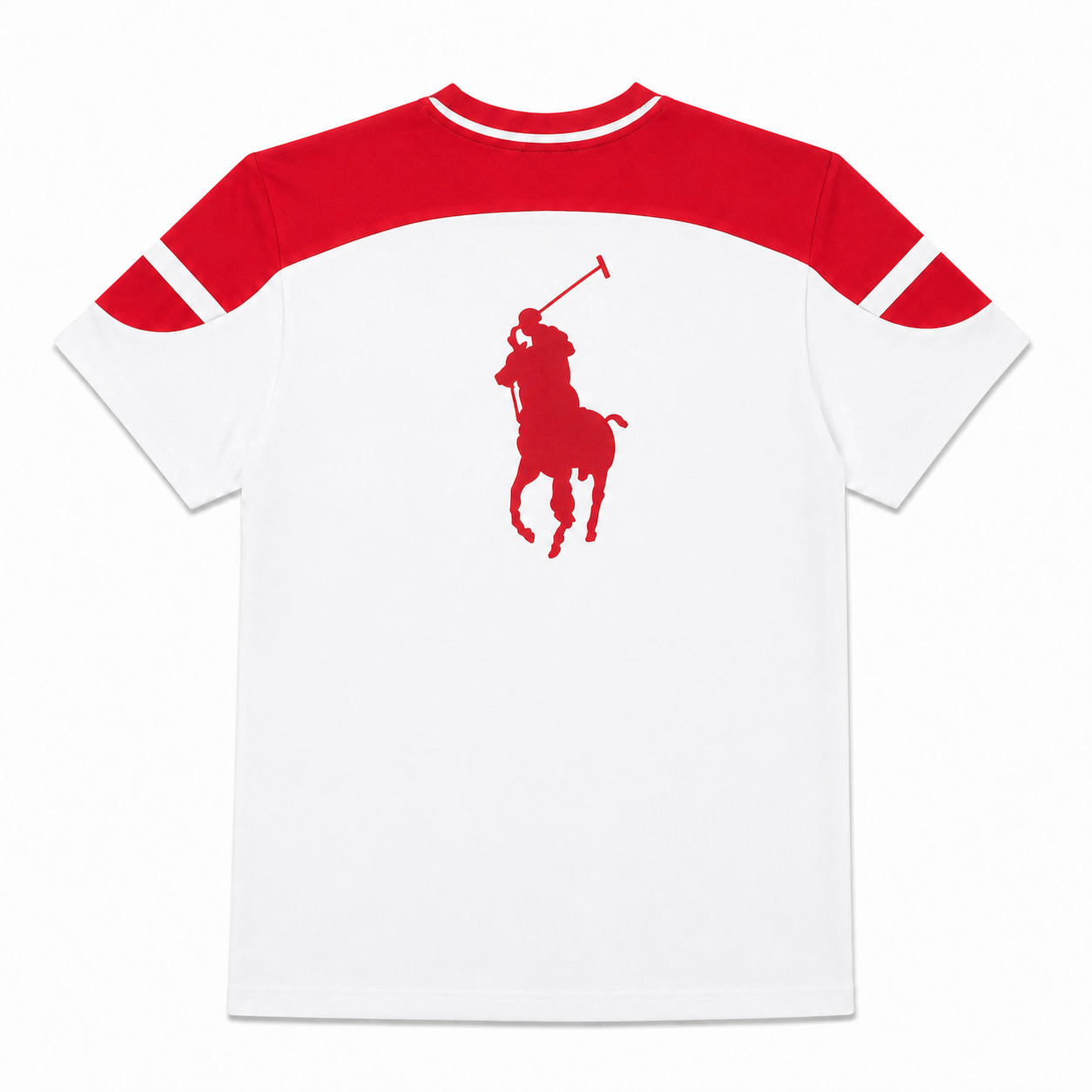 Polo Ralph Lauren Beyaz/Kırmızı Erkek Şortlu Takım