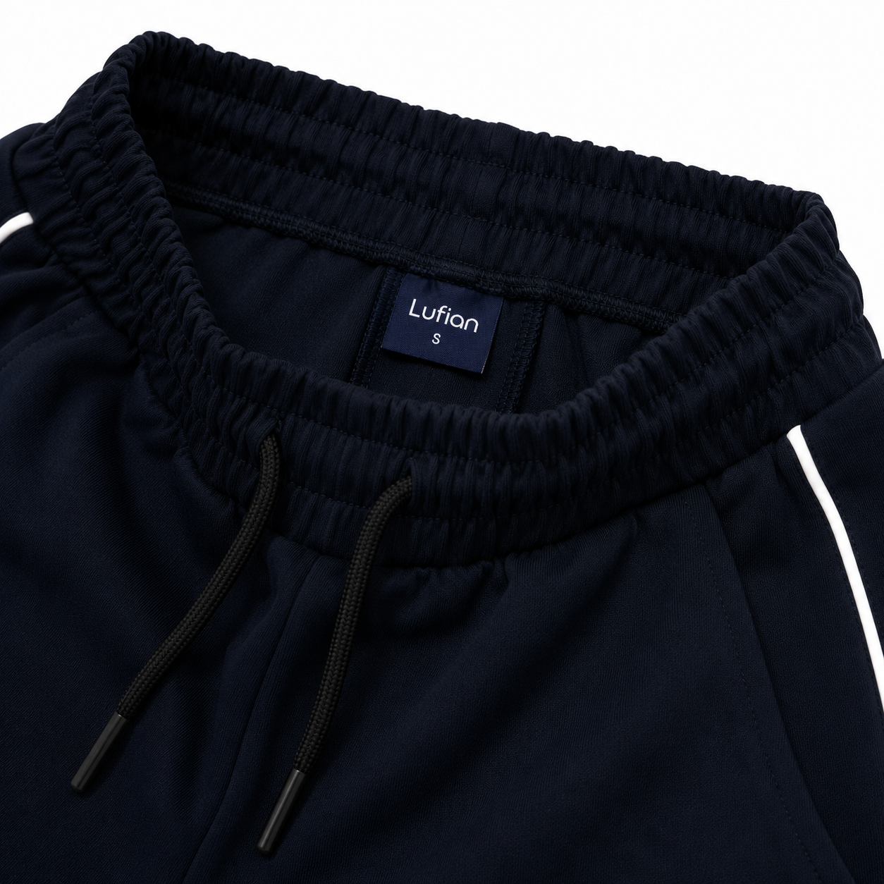 Regular Fit Logo Baskılı Lacivert Şort Takımı