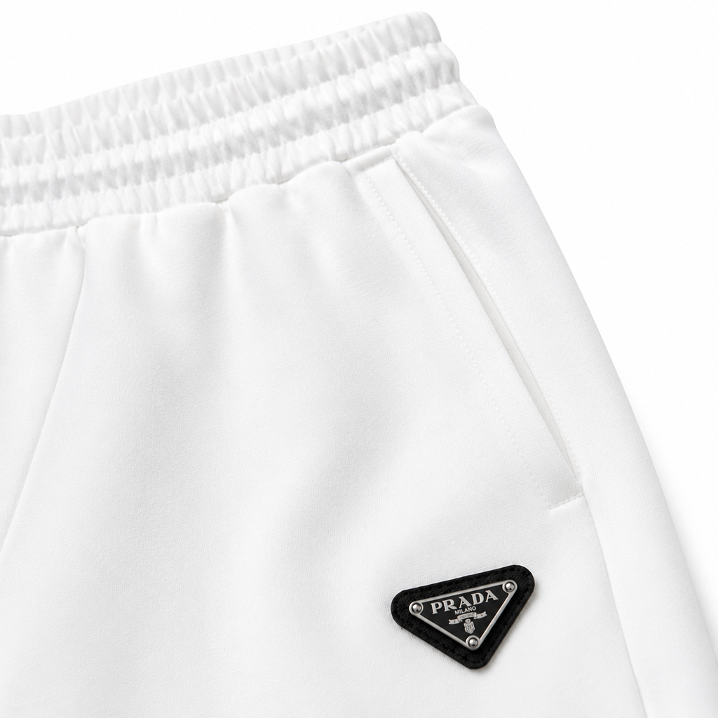 Regular Fit Polo Yaka Beyaz Eşofman Takımı