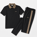 Regular Fit Polo Yaka Siyah Eşofman Takımı