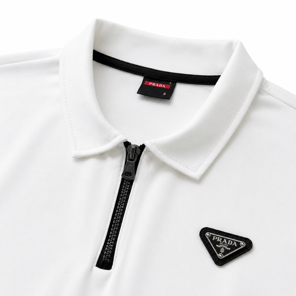 Regular Fit Polo Yaka Beyaz Eşofman Takımı