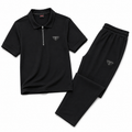 Regular Fit Polo Yaka Siyah Eşofman Takımı