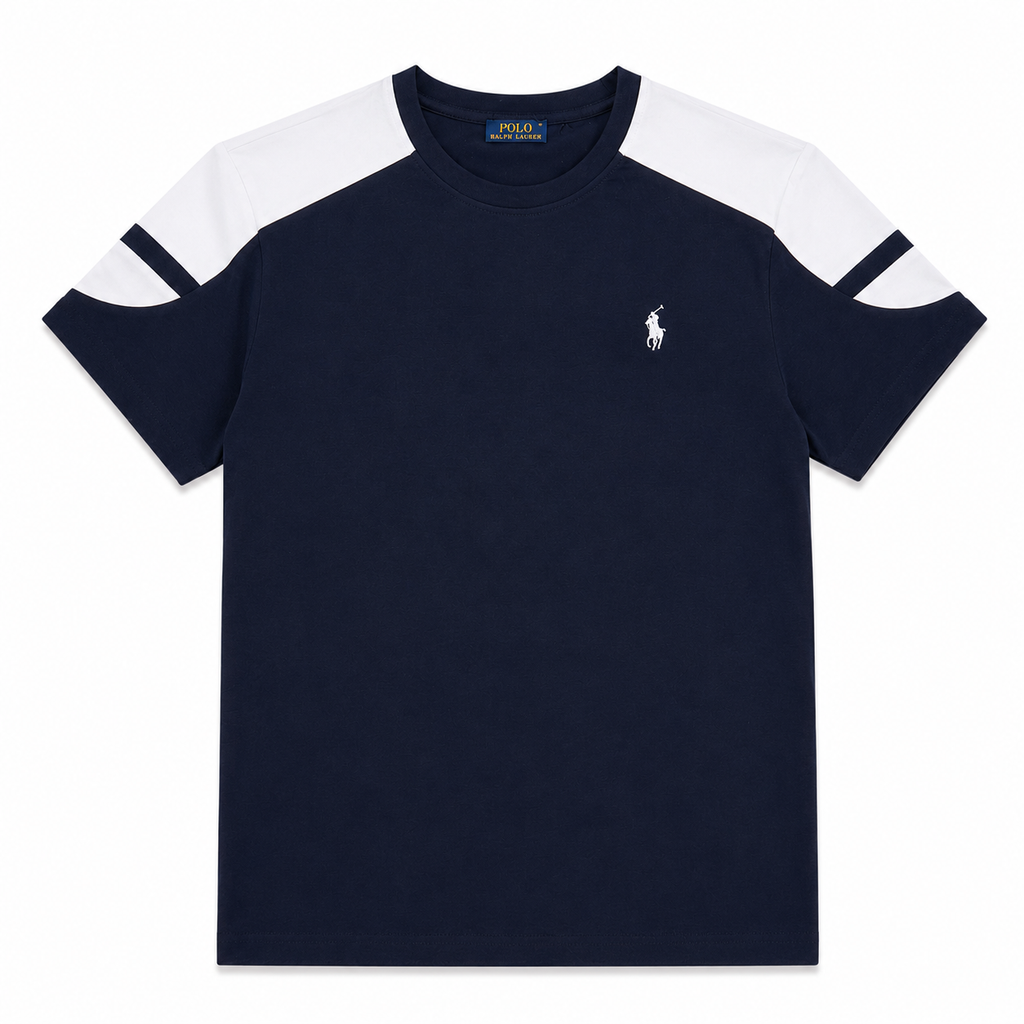 Polo Ralph Lauren Lacivert/Beyaz Erkek Şortlu Takım