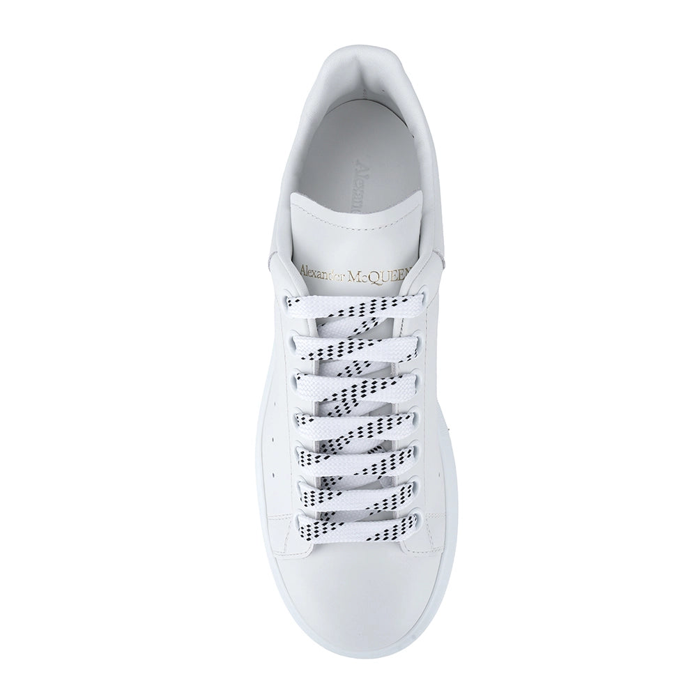 Logolu Hakiki Deri Sneaker Beyaz