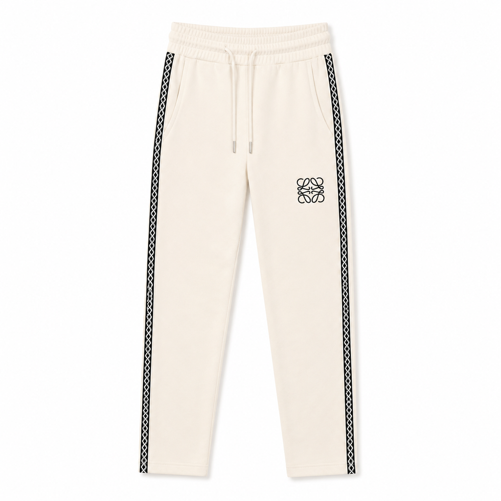 Regular Fit Logo Detaylı Krem Eşofman Takımı