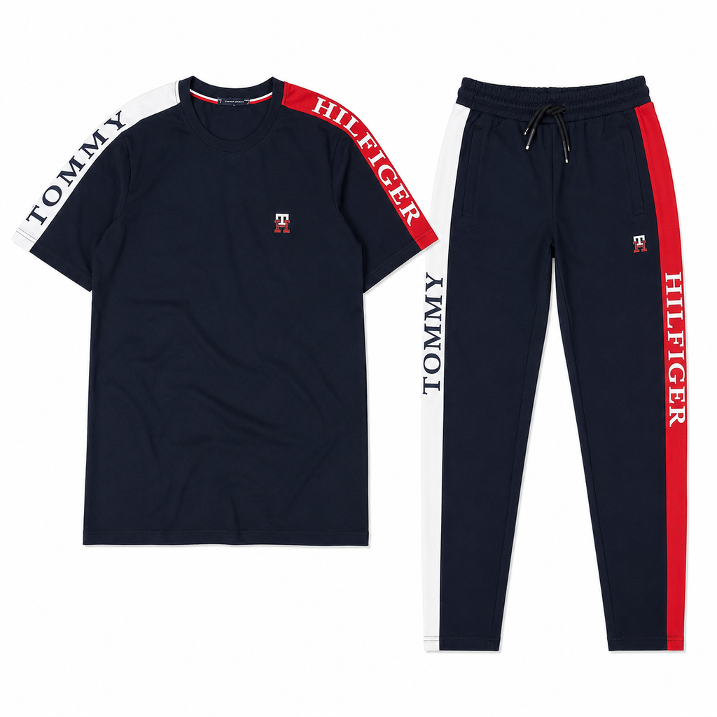 Regular Fit Logo Detaylı Lacivert Eşofman Takımı