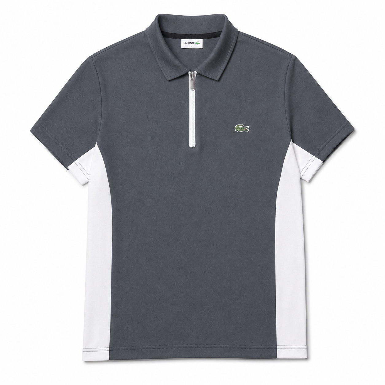 Regular Fit Fermuarlı Polo Yaka Füme Eşofman Takımı