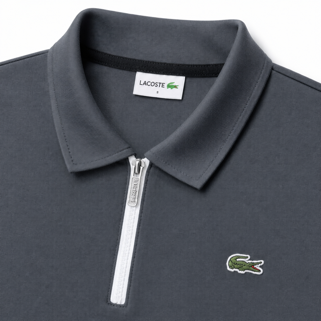 Regular Fit Fermuarlı Polo Yaka Füme Eşofman Takımı
