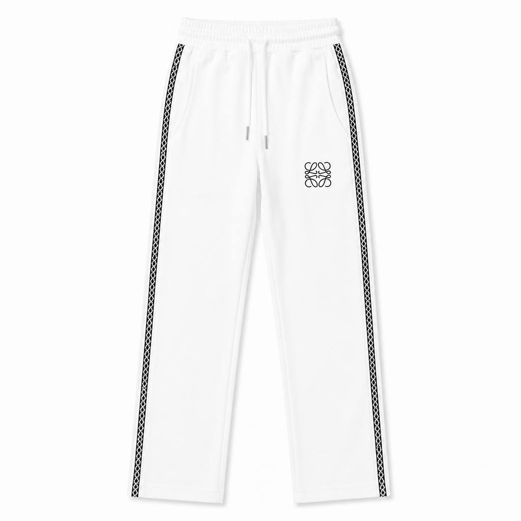 Regular Fit Logo Detaylı Beyaz Eşofman Takımı