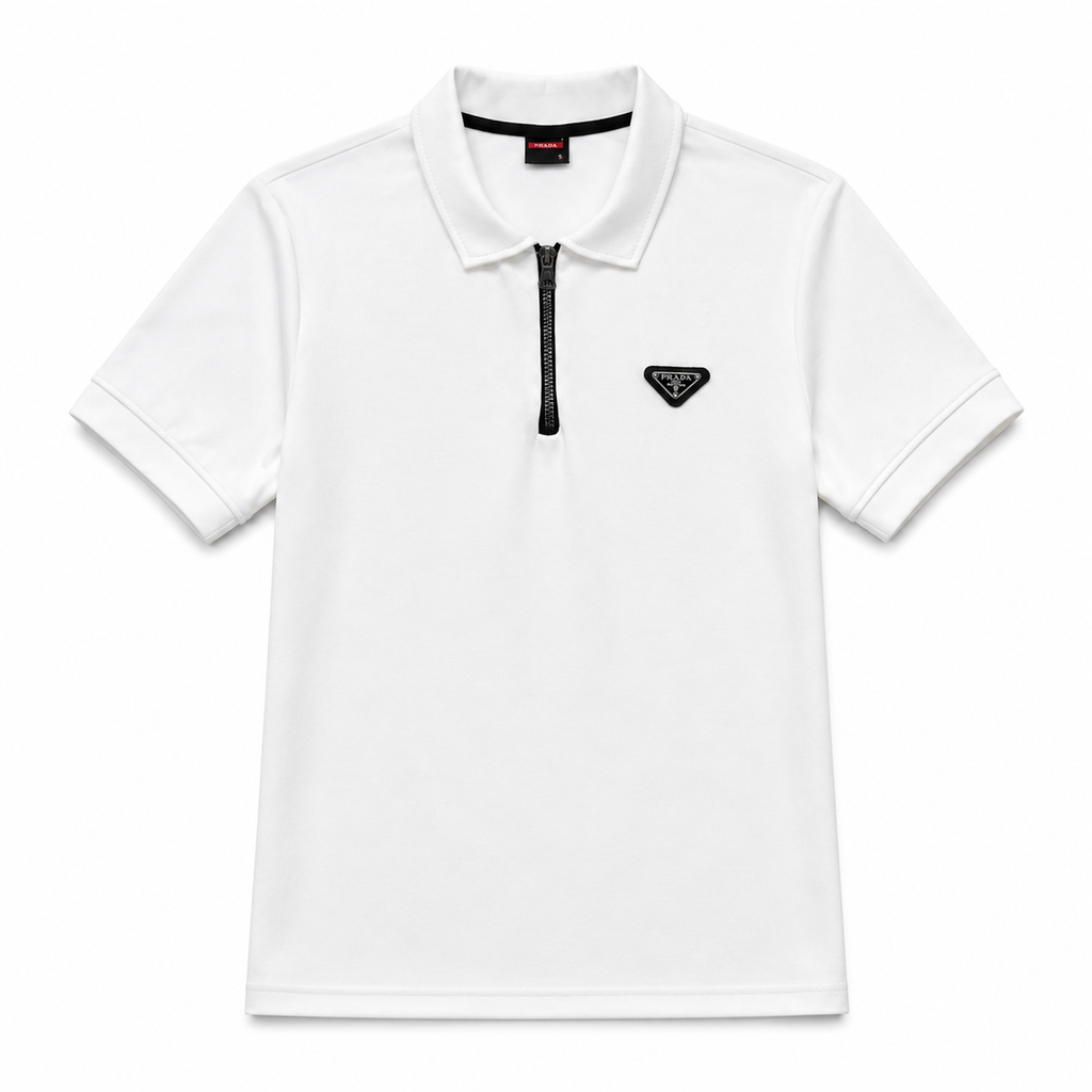 Regular Fit Polo Yaka Beyaz Eşofman Takımı
