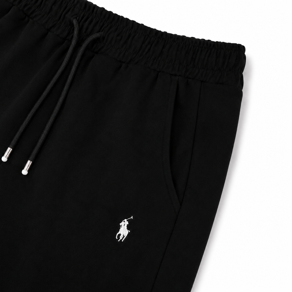 Polo Ralph Lauren Siyah/Beyaz Erkek Şortlu Takım