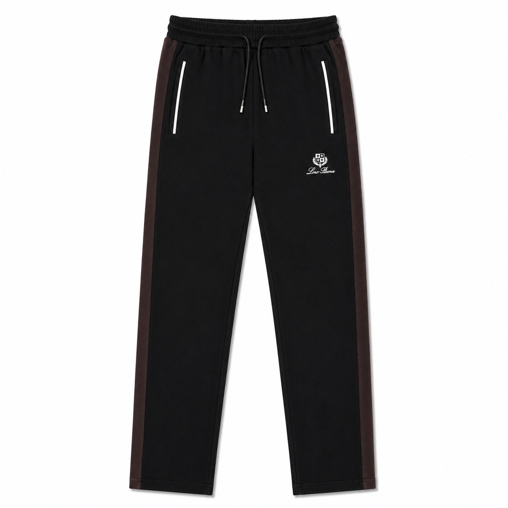 Regular Fit Polo Yaka Siyah Eşofman Takımı