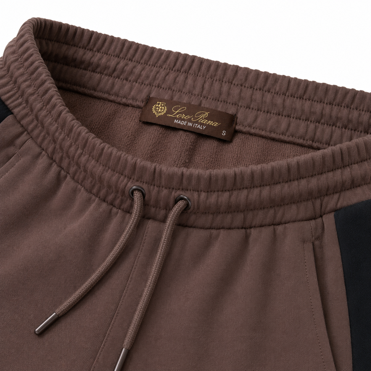 Regular Fit Şerit Detaylı Kahverengi Eşofman Takımı