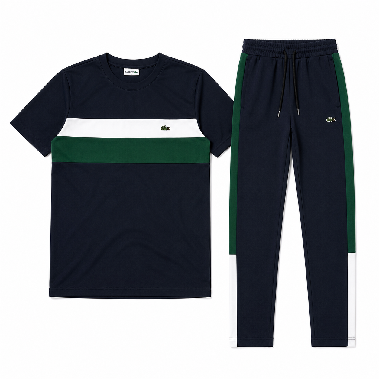Regular Fit Renk Bloklu Lacivert Eşofman Takımı