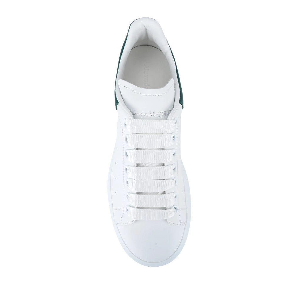 Logolu Hakiki Deri Sneaker Beyaz&Yeşil