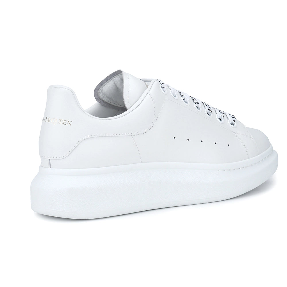 Logolu Hakiki Deri Sneaker Beyaz