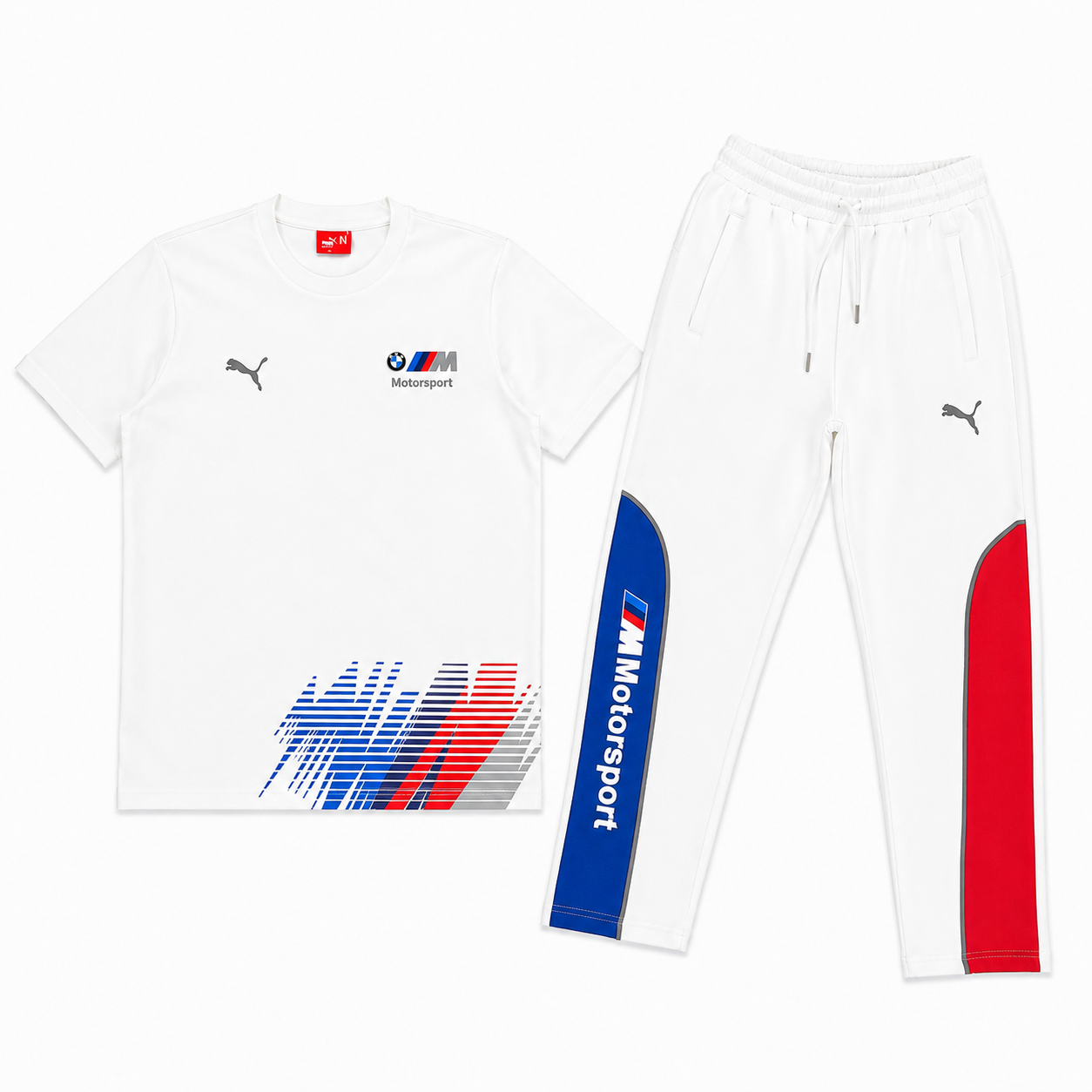 BMW M Motorsport Regular Fit Beyaz Eşofman Takımı
