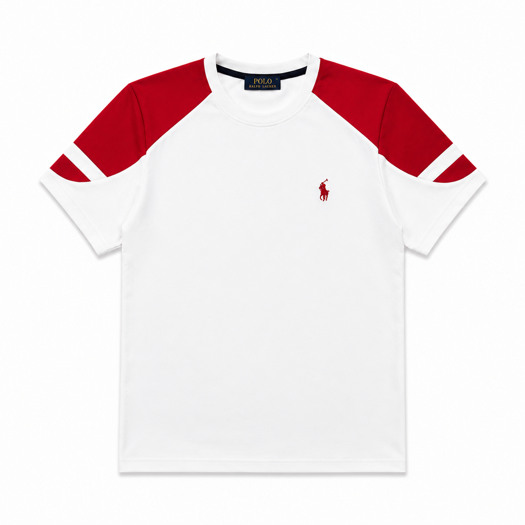 Polo Ralph Lauren Beyaz/Kırmızı Erkek Şortlu Takım