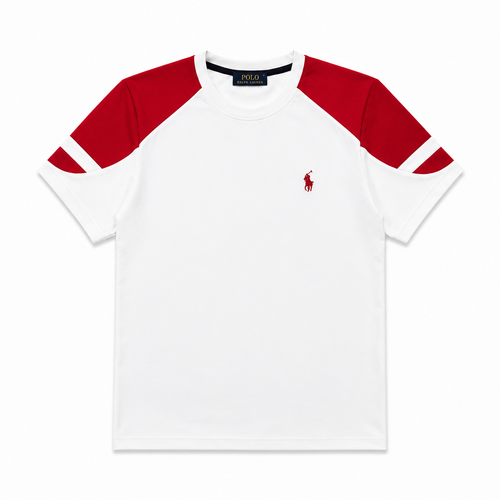 Polo Ralph Lauren Beyaz/Kırmızı Erkek Şortlu Takım