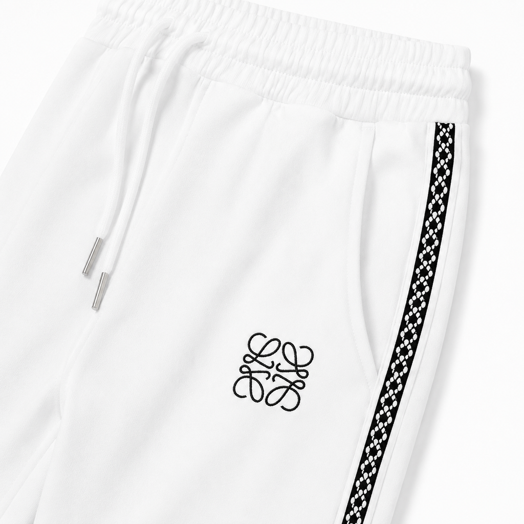 Regular Fit Logo Detaylı Beyaz Eşofman Takımı