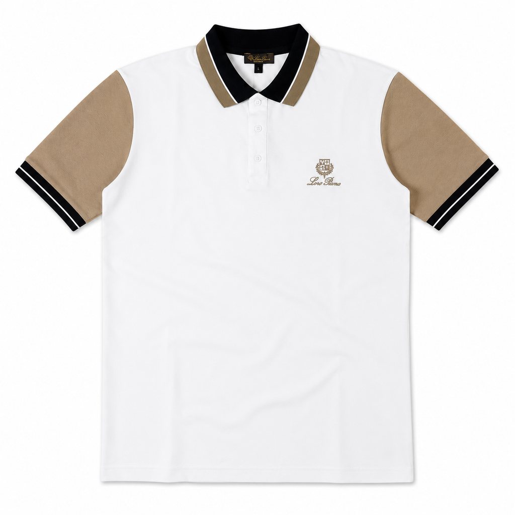 Regular Fit Polo Yaka Beyaz Eşofman Takımı