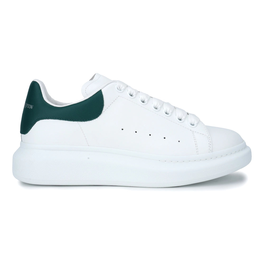 Logolu Hakiki Deri Sneaker Beyaz&Yeşil