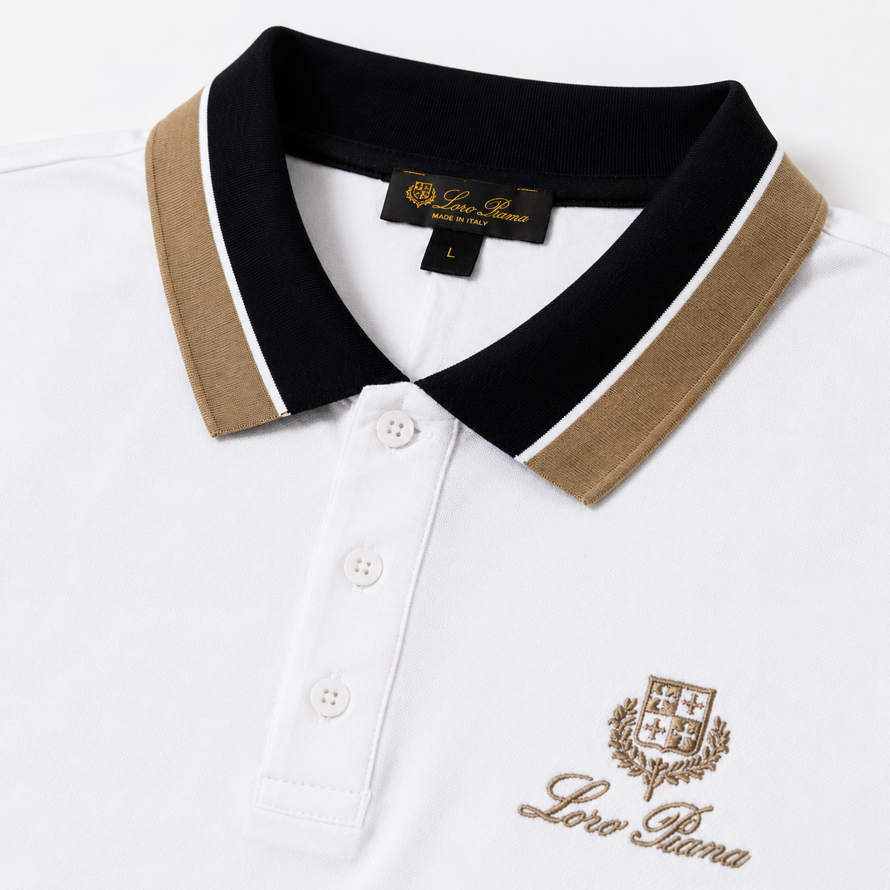 Regular Fit Polo Yaka Beyaz Eşofman Takımı