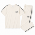 Regular Fit Logo Detaylı Krem Eşofman Takımı