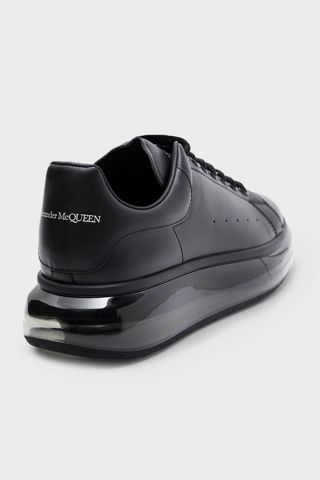 Logolu Hakiki Deri Sneaker Siyah