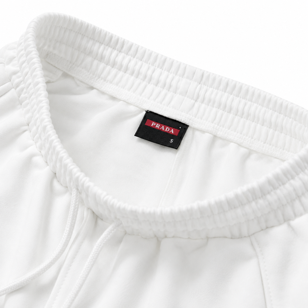 Regular Fit Polo Yaka Beyaz Eşofman Takımı