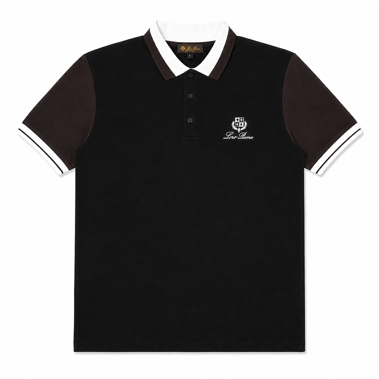 Regular Fit Polo Yaka Siyah Eşofman Takımı