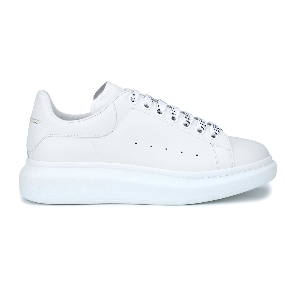 Logolu Hakiki Deri Sneaker Beyaz