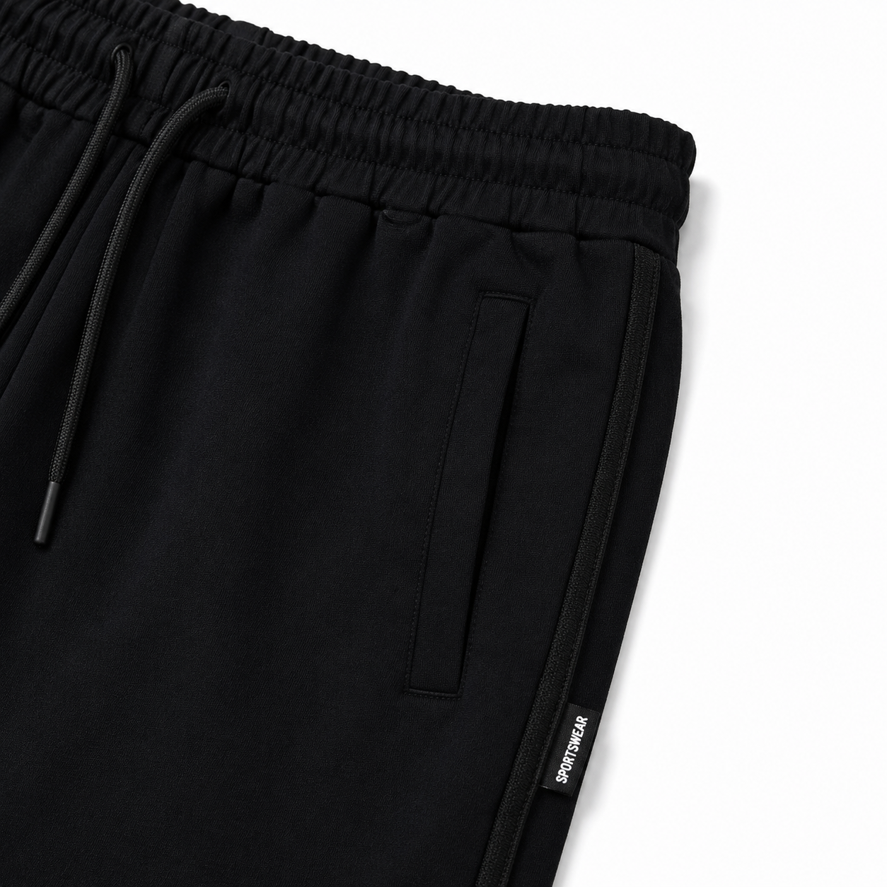 Z.N.E. Regular Fit Siyah Şort Takımı