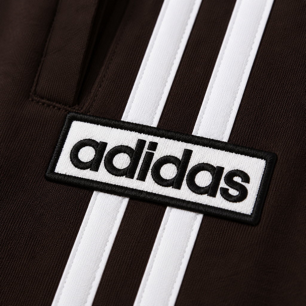 Regular Fit Üç Bant Detaylı Kahverengi Eşofman Takımı