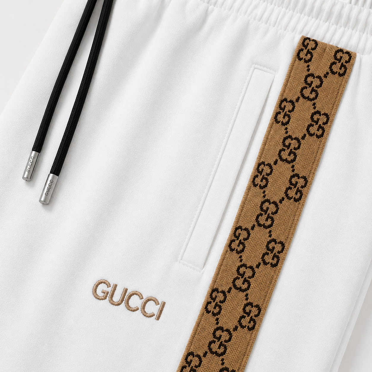 Regular Fit Polo Yaka Beyaz Eşofman Takımı
