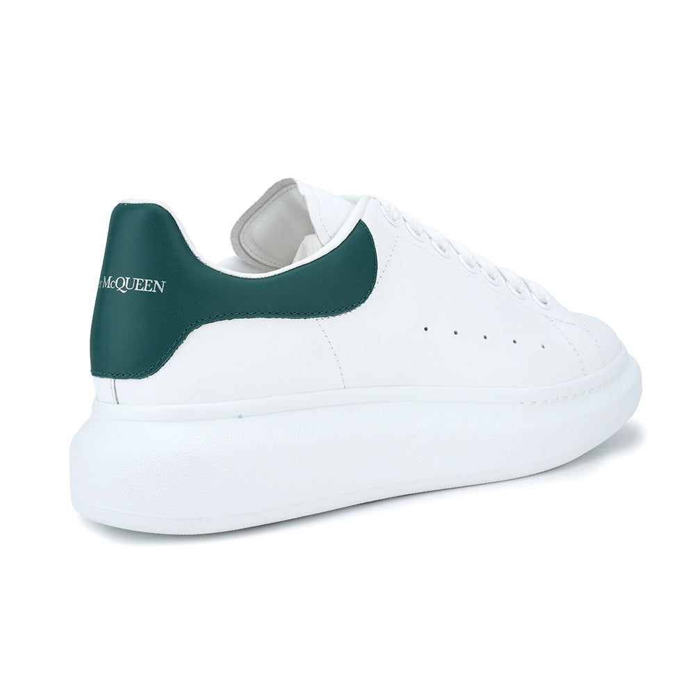 Logolu Hakiki Deri Sneaker Beyaz&Yeşil