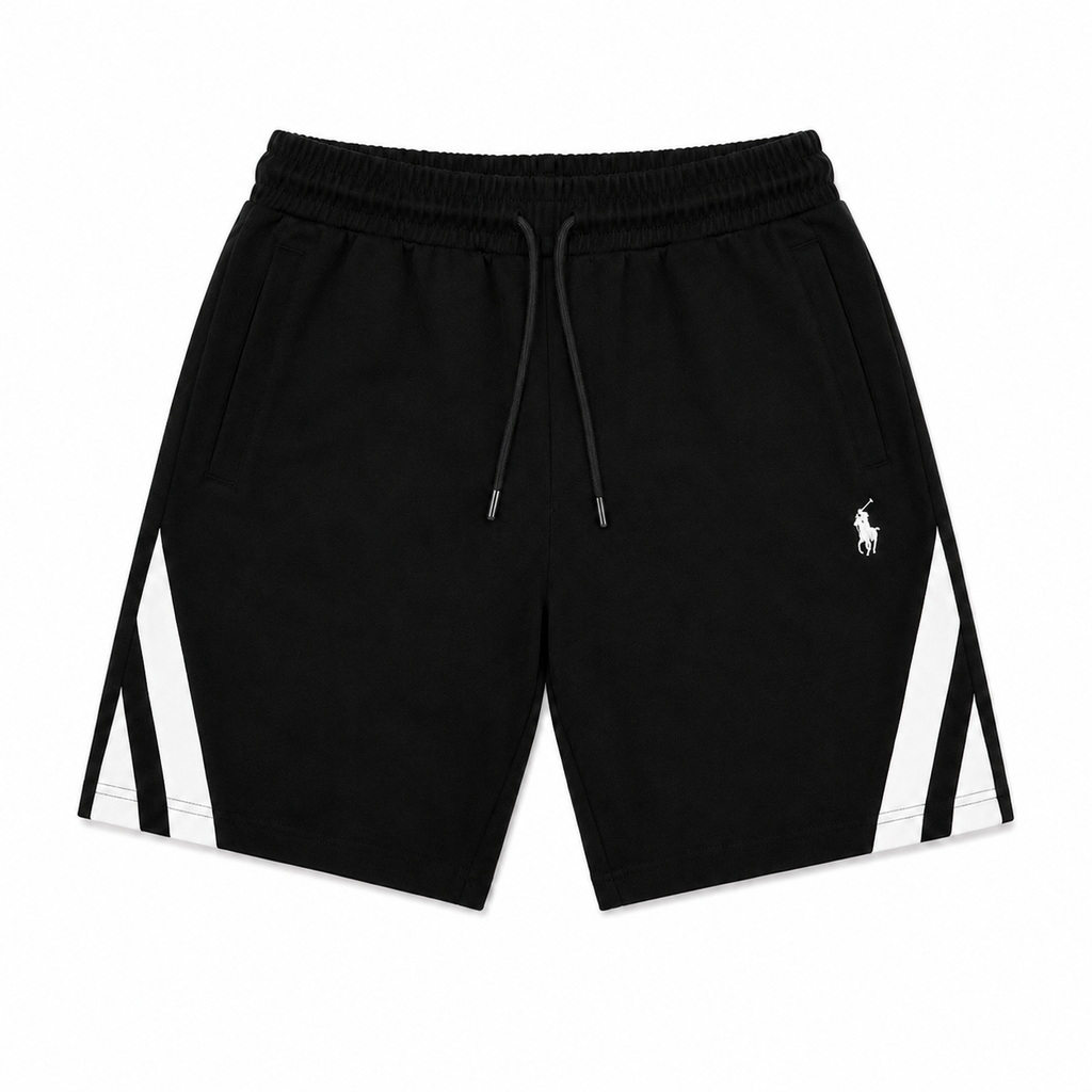 Polo Ralph Lauren Siyah/Beyaz Erkek Şortlu Takım
